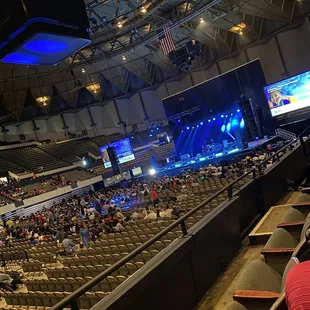 View from LOGE V; Row 2