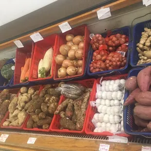 a variety of vegetables