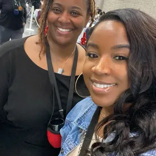 My friend and I at the event!