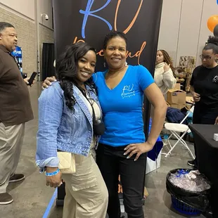 Valerie (Owner of Rosemond Winery) and I!