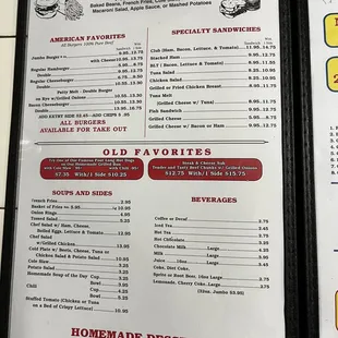 sushi and sashimi, menu