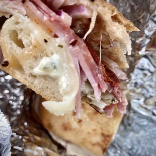 Delicious Italian hot sammie