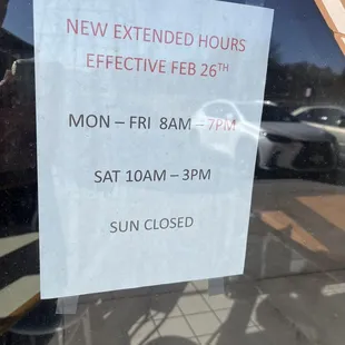 About time they stayed open into the evening!