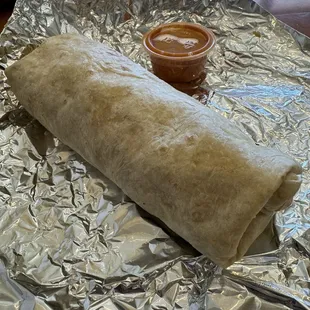 That's a big breakfast burrito