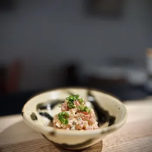 Spicy Tuna Tartare with Han&apos;s Signature Spicy Mayo