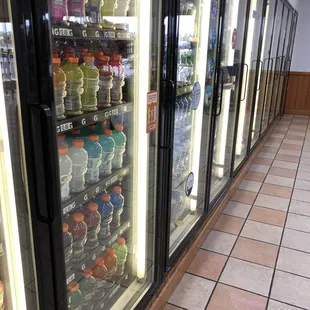 the inside of a deli