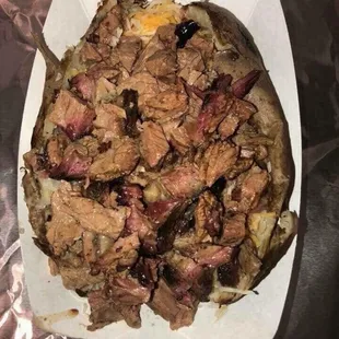 Loaded baked potato