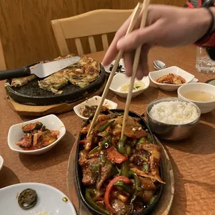 Seafood bulgogi