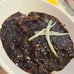 a plate of food on a table