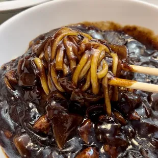 a close up of a plate of food