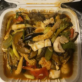 Seafood dish