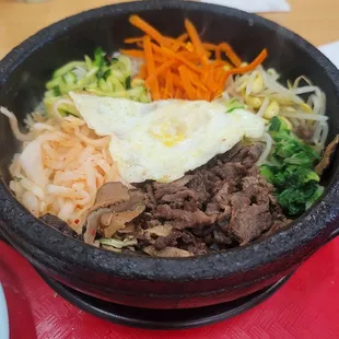 Beef bulgogi bibimbap