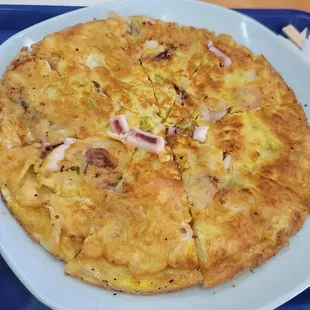 Seafood korean pancake