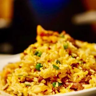 Kimchi fried rice....perfect with BBQ meat