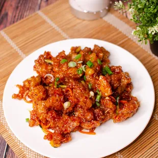 Kampoongki(Spicy)
 깐풍기 亁烹辣子鸡块