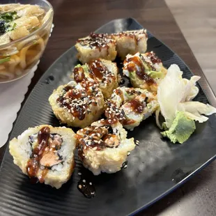 food, sushi and sashimi