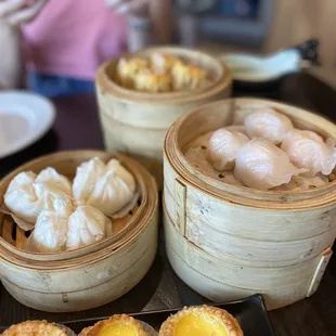 A7. Steamed Roast Pork Bun A1. Steamed Shrimp Dumpling