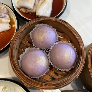 Purple Gold Yolk Bun