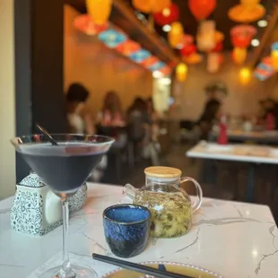 Purple Lychee Martini