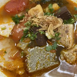 $15 bun rieu dong cua + oc.  Crab and escargot. Really outstanding and great prices! I highly recommend!