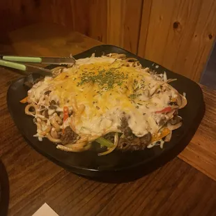Stir Bulgogi Udong Noodle with Cheese