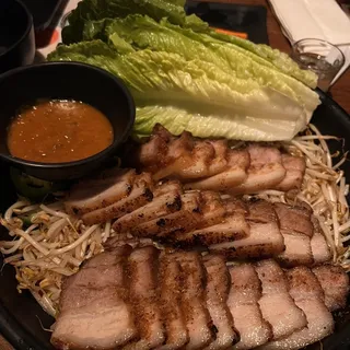 Steamed Pork Slices with Bean Sprouts()