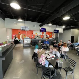 The new location dining room