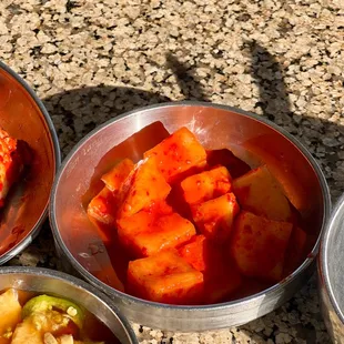 Kkakdugi (cubed radish kimchi)