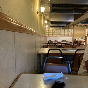 Interior dining area