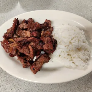 Kalbi, Rice