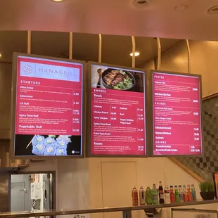 Menu as of 3/22/24