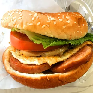 Single - Spam with Scrambled Egg Sandwich