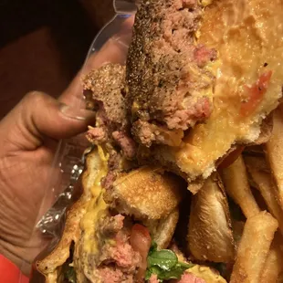 Trash food not even cooked