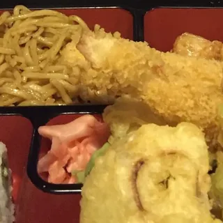 Chicken and Vegetable Tempura Lunch Bento