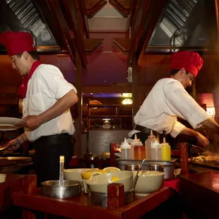 sushi and sashimi, interior