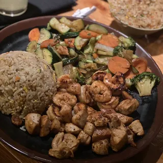 Hibachi Chicken and Shrimp