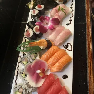 Sushi for two. $41