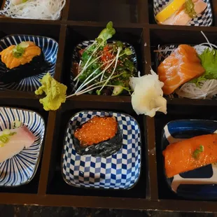 sushi, sushi and sashimi, sashimi, food