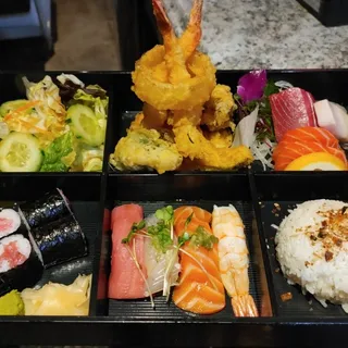 Sushi and Sashimi Bento Box