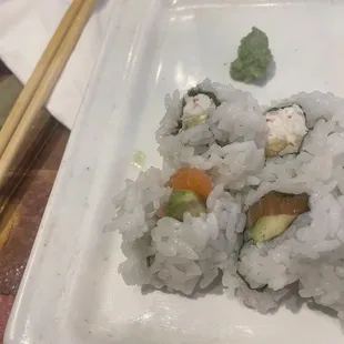 Dirty plate.
