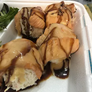 Baked Salmon Roll