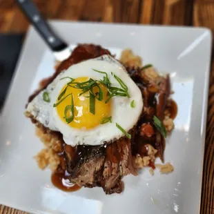 Brisket Loco Moco