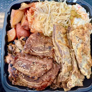 Hana Special. It's a hearty meal! Lots of different dishes piled in.