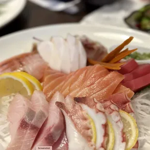 a close up of a plate of food
