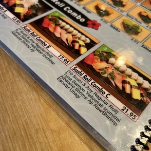 Sushi &amp; Roll Combos