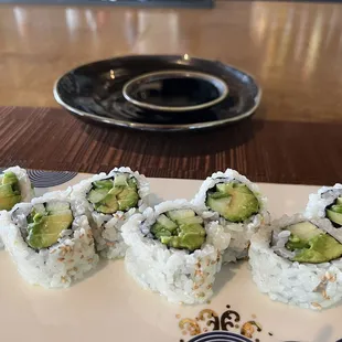 Avocado Cucumber Roll + jalapeño