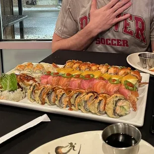 California Roll  Big Daddy Roll Mango Roll Amazing Roll Vegas Roll Spider Roll