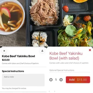 Kobe Beef Yakiniku Bowl