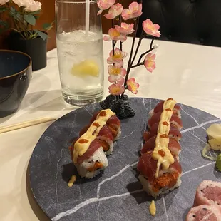 food, sushi and sashimi