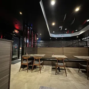the interior of a restaurant